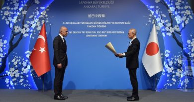 Erman Ilıcak'a Japonya'nın en yüksek devlet nişanı takdim edildi