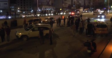 Erzurum’da zincirleme trafik kazası