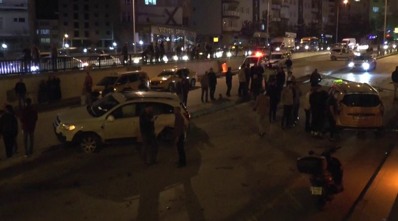 Erzurum’da zincirleme trafik kazası