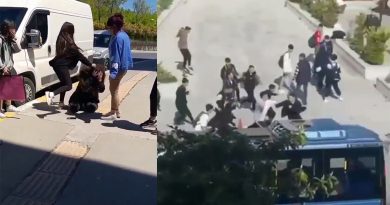 Esenyurt’ta lise çıkışı ortalık birbirine girdi, 'dedikodu' kavgası kamerada