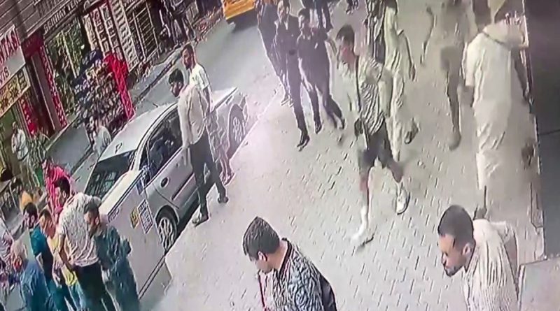 Esenyurt’ta meydan savaşına dönen kavga güvenlik kamerasında