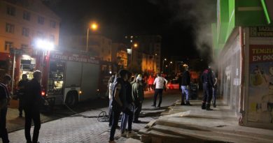 Eski çalışan girdiği marketi önce soydu sonra yaktı