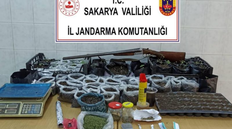 Ev değil, uyuşturucu imalathanesi