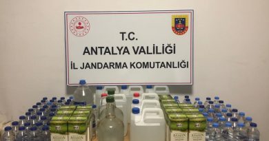 Evinde alkol üretip satan şahsa operasyon