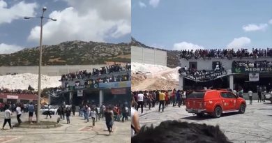 Faciadan dönülen balkon çökmesinde panik anları kamerada