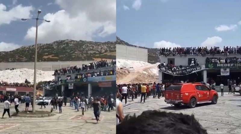 Faciadan dönülen balkon çökmesinde panik anları kamerada