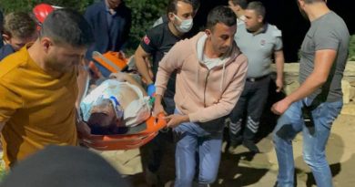 Falezler üzerindeki manzara keyfi hastanede bitti