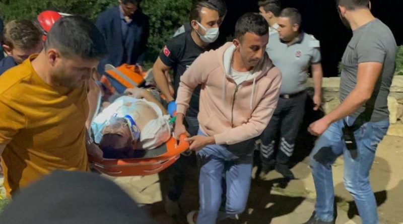 Falezler üzerindeki manzara keyfi hastanede bitti