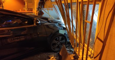 Freni tutmayan otomobil eve daldı