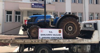 Gaziantep’ten çalınan traktör Şanlıurfa’da bulundu