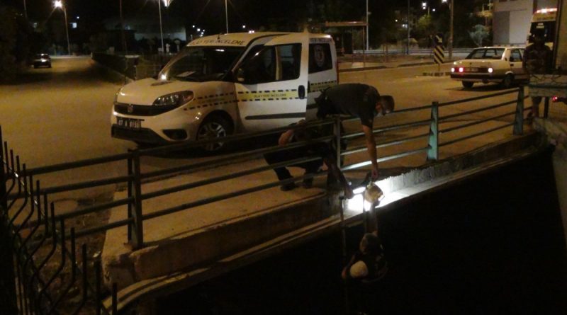 Gece yarısı ‘derede ceset var’ ihbarı polisi harekete geçirdi