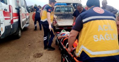 Hayvan otlatırken kayalıklardan düşen çoban yaralandı