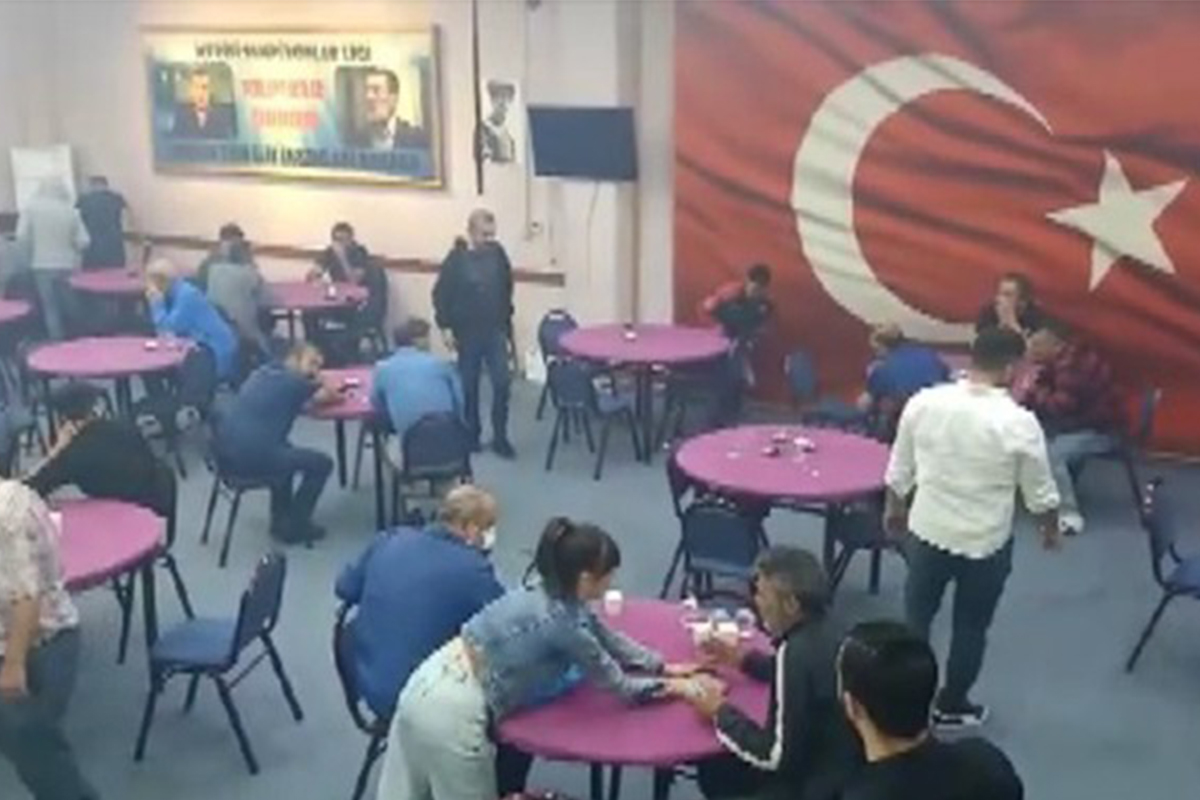 İçerisinde ‘Kolpaçino’ kumarhanesinin de olduğu çok sayıda adrese baskın yapıldı