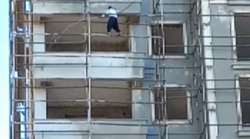 İnşaatta tehlikeli çalışma