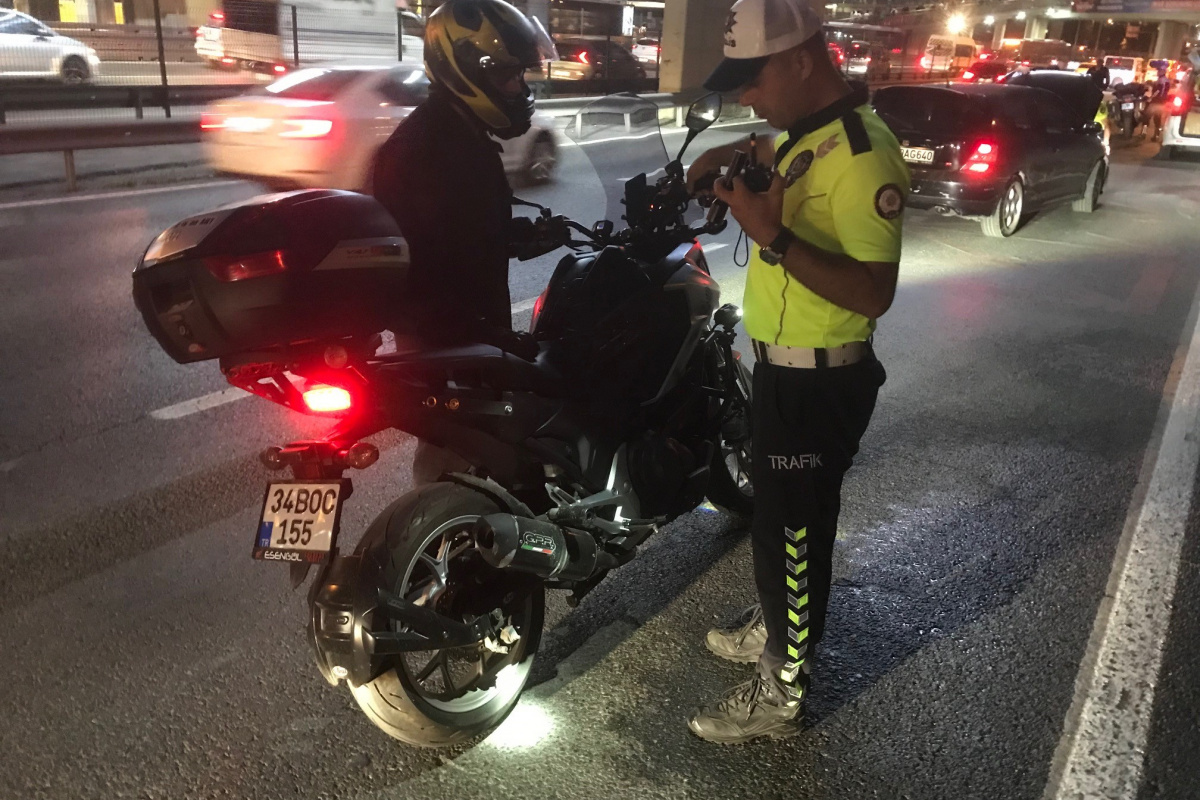 İstanbul’da abartı egzoz denetimi