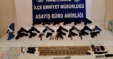 İstanbul’da silah kaçakçılığı operasyonu: 22 tabanca ve binlerce mermi ele geçirildi