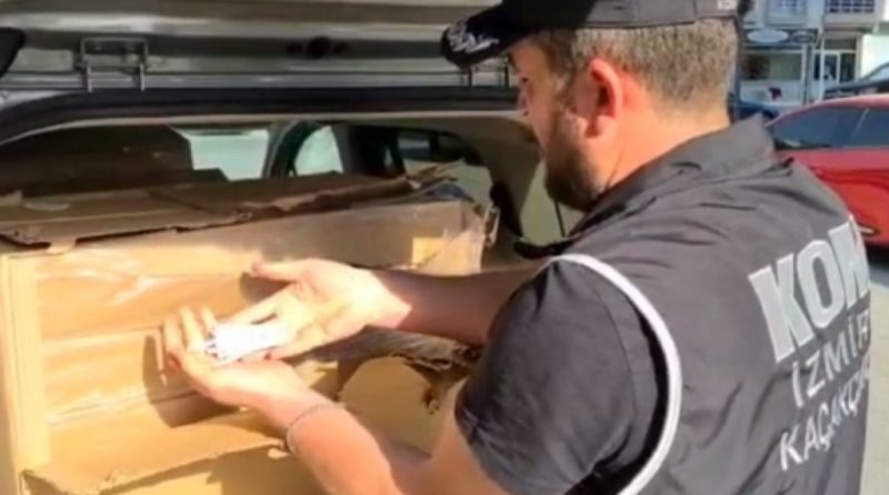 İzmir'de sigara kaçakçılarına operasyon