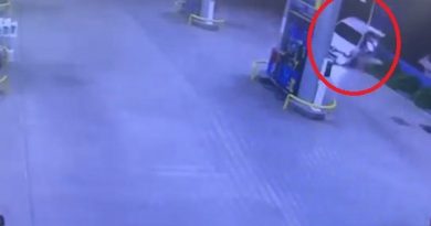 Kaza yapmamak için benzinliğe daldı; facia teğet geçti