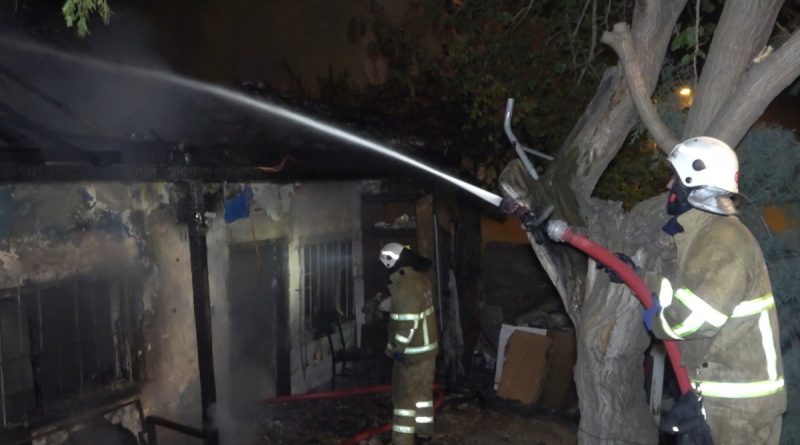 Kırıkkale'de müstakil evde yangın paniği