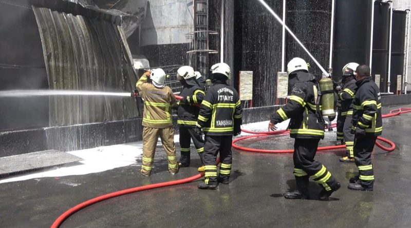 Kırıkkale OSB'de sıcak dakikalar, fabrikada yağ kazanı patladı