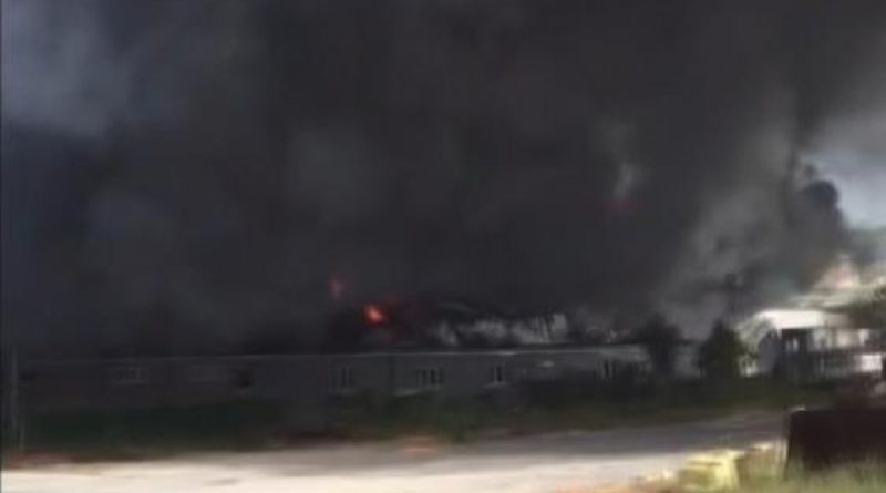 Kocaeli'de fabrikada yangın