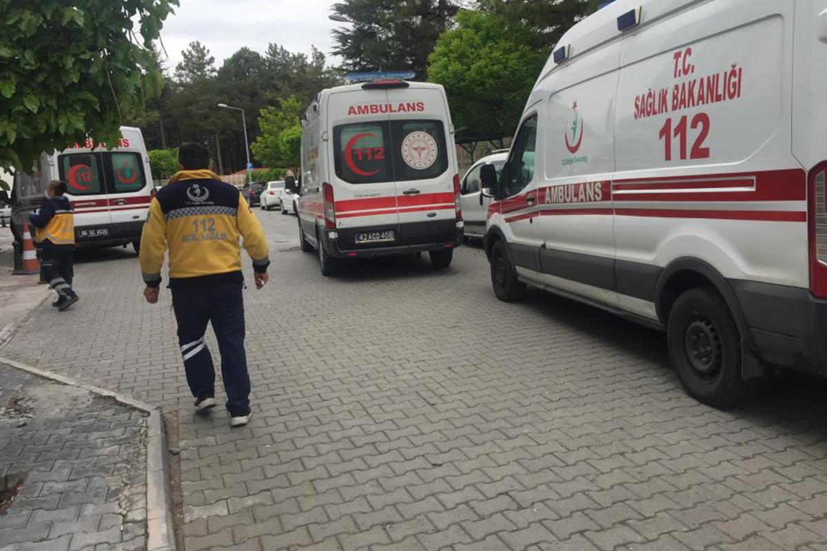 Konya’da trafik kazası: 4 yaralı