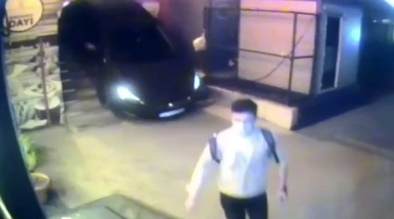 Küçükçekmece’de inanılmaz görüntü: Otomobille merdivenden indi