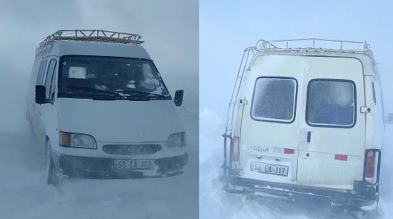 Mayıs ayında yağan kar ve tipi mahsur bıraktı