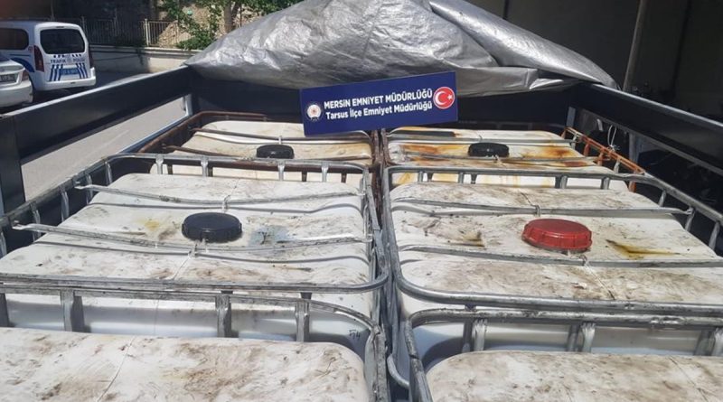Mersin'de 5 ton 952 litre kaçak akaryakıt ele geçirildi