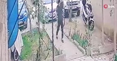 Mutfak tüplerine dadanan hırsız polisten kaçamadı