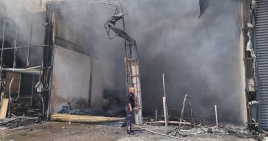 Nazilli Organize Sanayi Bölgesi’nde yangın
