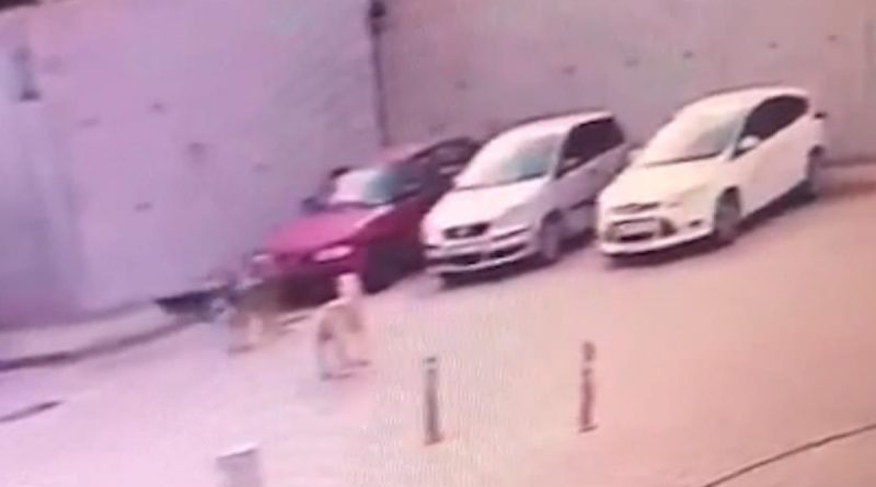 Otomobilini o halde görünce güvenlik kamerasını inceledi, karşılaştığı manzarayla şoke oldu