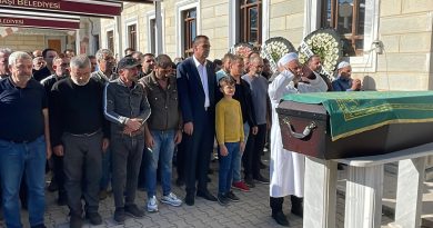 Patlamada ölen işçi memleketi Eskişehir'de toprağa verildi