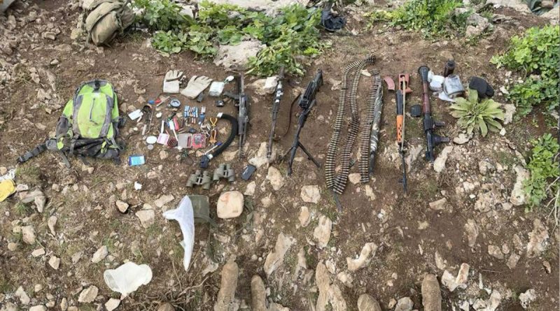 Pençe-Kilit Operasyonu’nda çok sayıda silah ve mühimmat ele geçirildi