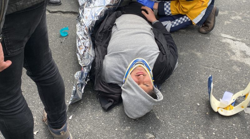 Sarıyer'de feci kaza: Ters yönden gelen motosikletli otomobil ile kafa kafaya çarpıştı