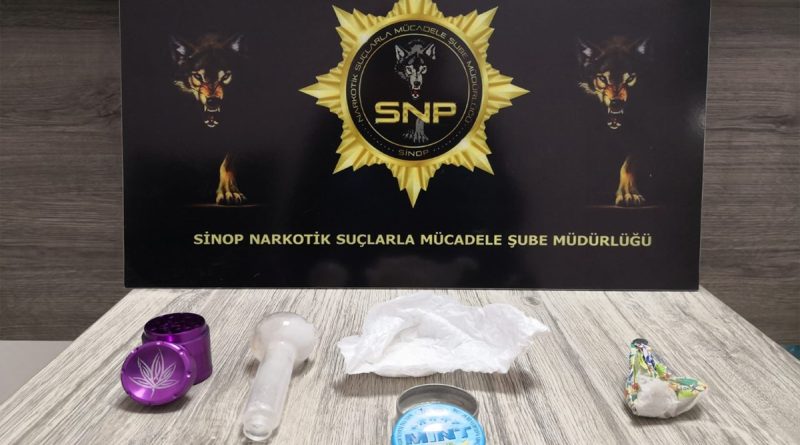 Sinop’ta metamfetamin ele geçirildi