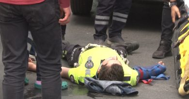 Şişli’de dur ihtarına uymayan şüpheli, araçla polise çarpıp kaçtı