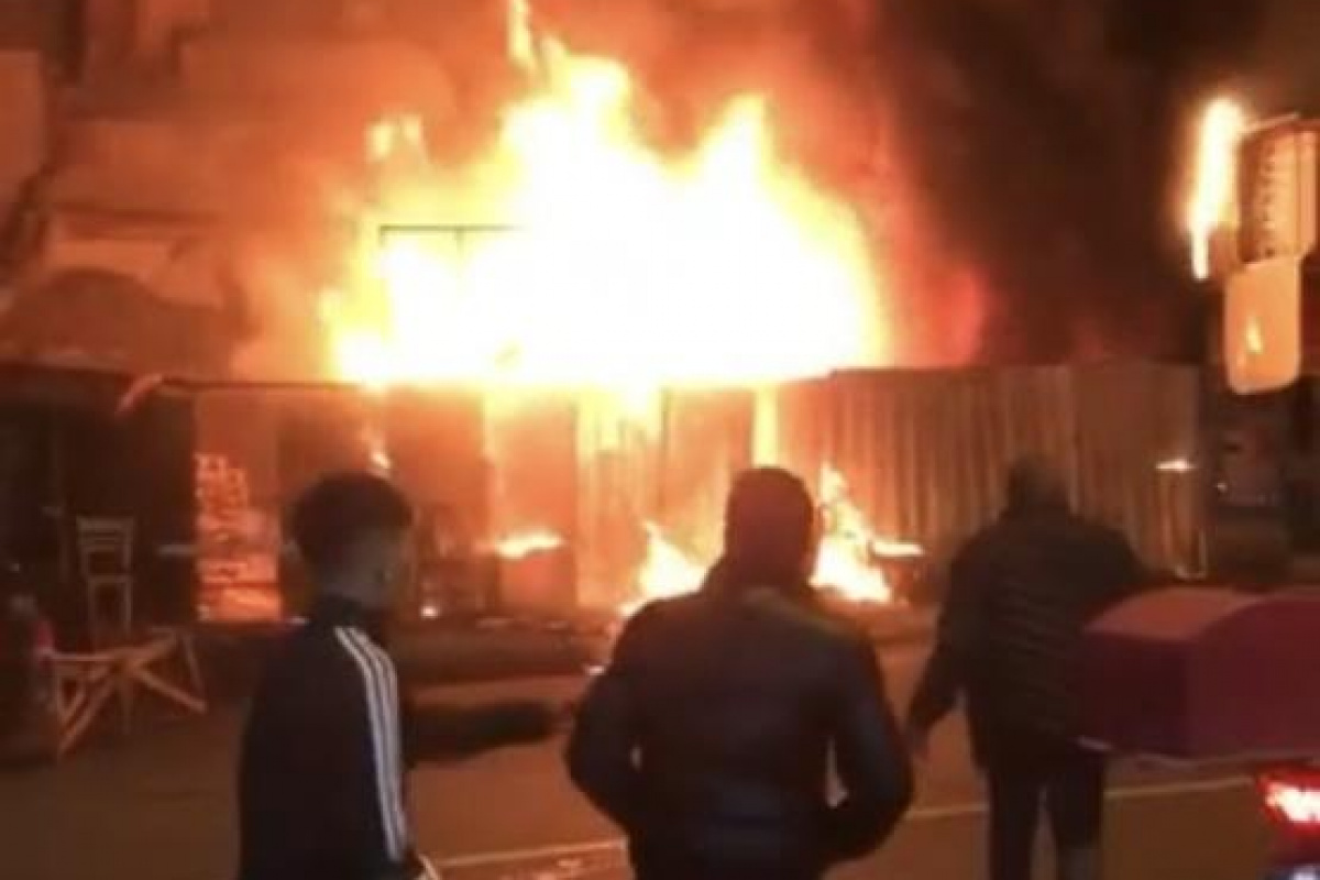 Şişli'de korkutan yangın!