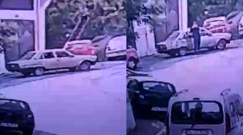 Soygun için tırmandıkları merdiveni de çaldılar