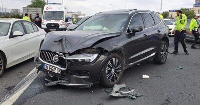 TEM’de feci kaza: 1 ölü, 5 yaralı