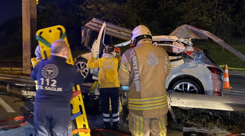 TEM otoyolunda feci kaza: 1 kişi hayatını kaybetti