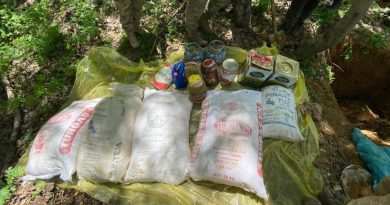 Tunceli’de operasyonda 3 sığınak imha edildi