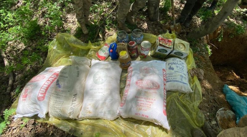 Tunceli’de operasyonda 3 sığınak imha edildi