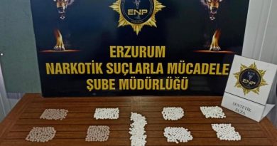 Uluslararası yolcu otobüsünde kırmızı reçeteli hap ele geçirildi