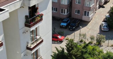 Ümraniye’de bahçesine yuva yapan kargayı teleferik sistemiyle besliyor