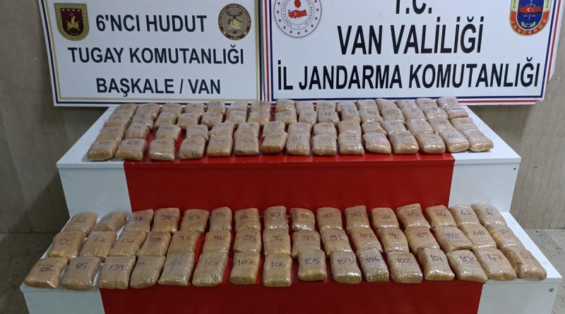 Van’da 225 kilo uyuşturucu ele geçirildi