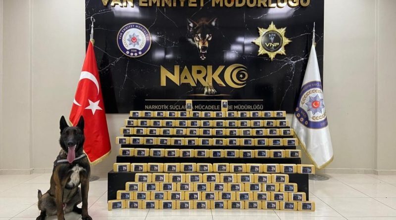 Van’da 67 kilogram eroin ele geçirildi