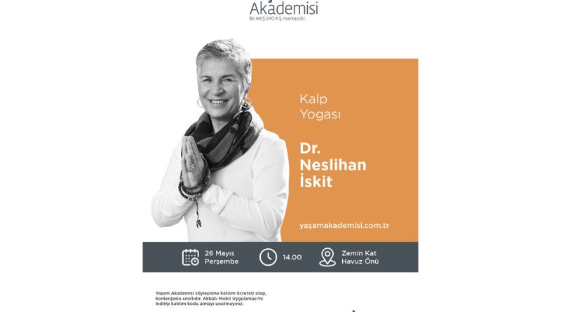 Yaşam Akademisi yeni dönem söyleşileri başlıyor