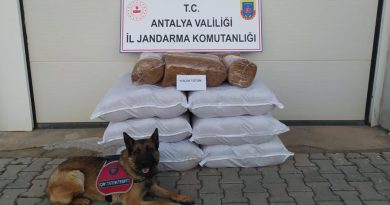 Yolcu otobüsünde 210 kilogram kaçak tütün ele geçirildi