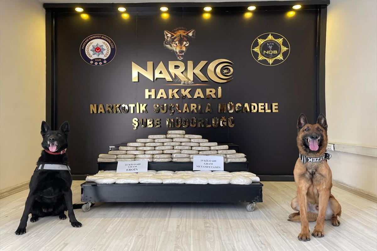 Yüksekova'da 41 kilo 200 gram uyuşturucu ele geçirildi